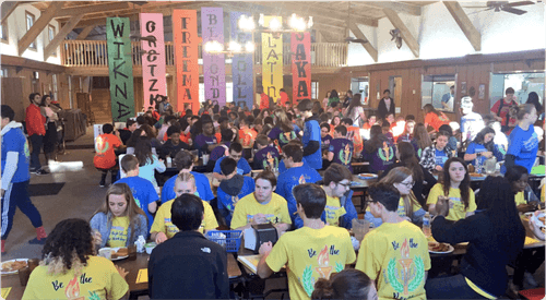 Students participating in leadership activities